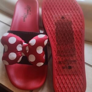 Womens minnie mouse slides